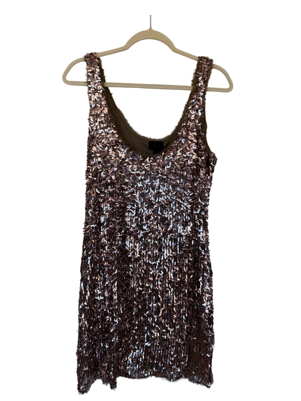 Banana Republic Monogram Sequin Tank Dress - Rose